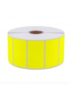 Étiquette adhésive 57 x 32 mm thermique TOP couleur jaune