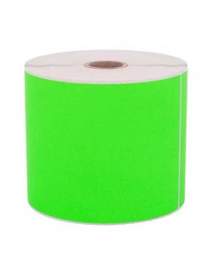 Rouleau d'étiquettes 102 x 152 mm thermique direct Vert