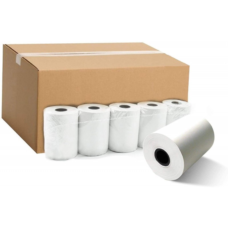 80 x 80 x 12 - sans Bisphenol A - bobine thermique 55g - 75 metres